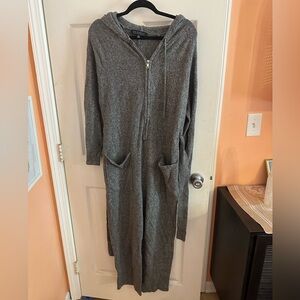 Eloquii belted, hooded, jumpsuit